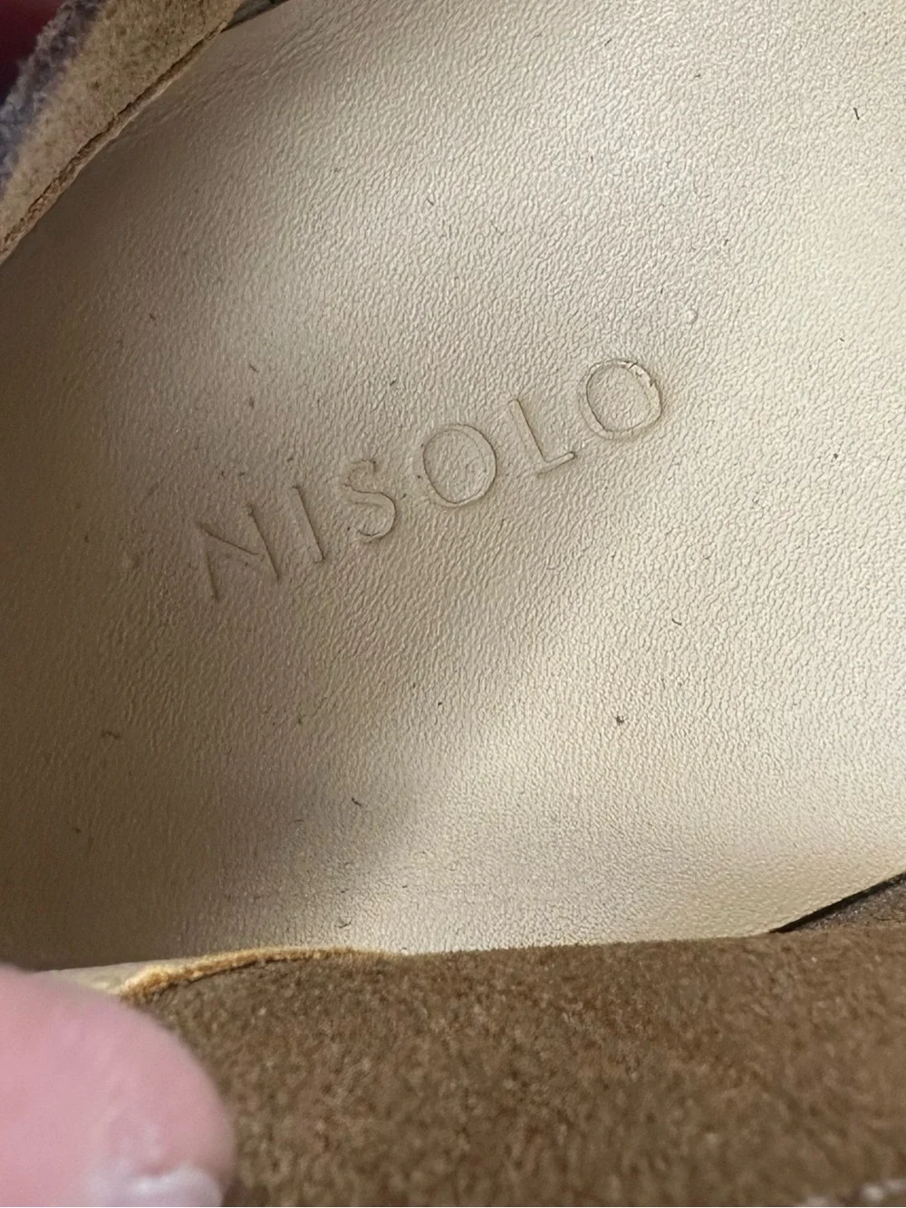 Nisolo Suede Lightweight Flex Derby Travel Shoes Tan Leather Size 9.5 Men's